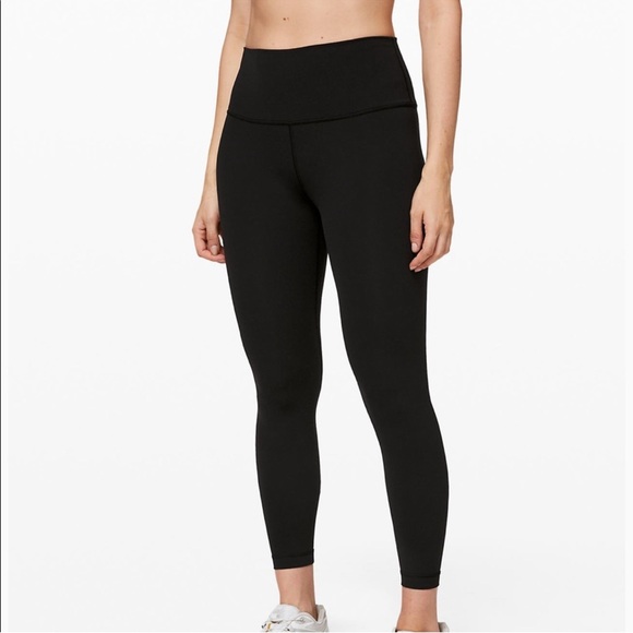 Lululemon Wonder Under Black Leggings Size 10 - Picture 3 of 9